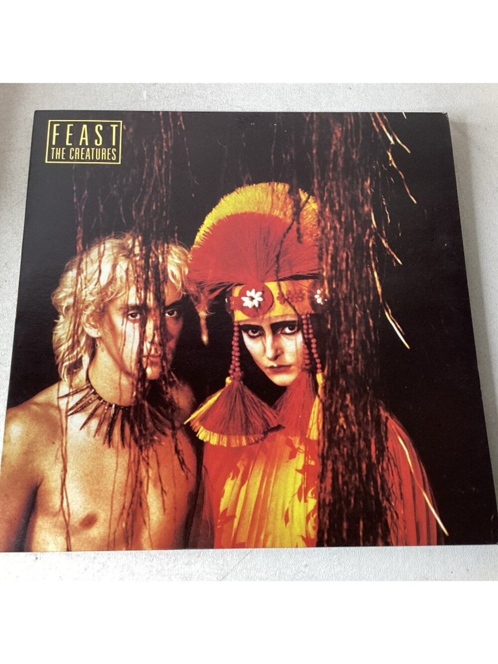 THE CREATURES Feast LP SIOUXSIE & THE BANSHEES POLYDOR STEREO 1983 UK Rock CURE